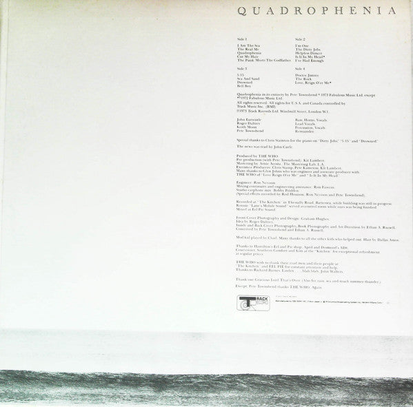 The Who - Quadrophenia (2xVinyl, LP, Album, Stereo) Very Good (VG) / Very Good (VG)