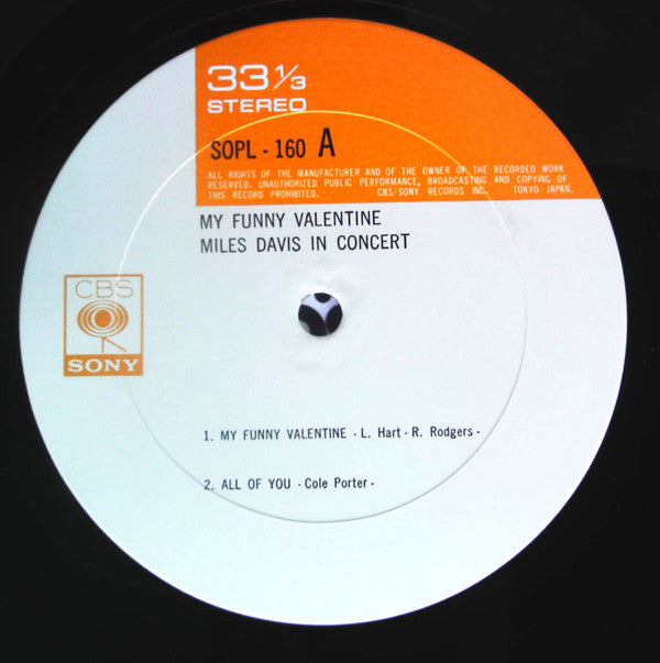 Miles Davis - My Funny Valentine - Miles Davis In Concert (Vinyl, L...