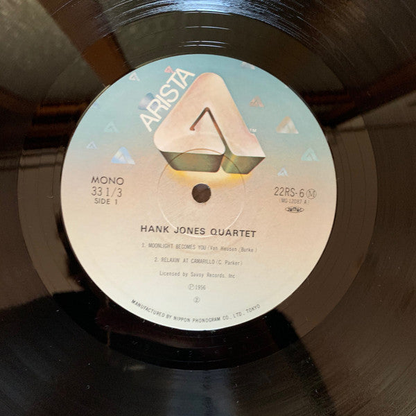 Hank Jones Trio - Hank Jones' Quartet (Vinyl, LP, Mono) Good Plus (G+) / Very Good Plus (VG+)