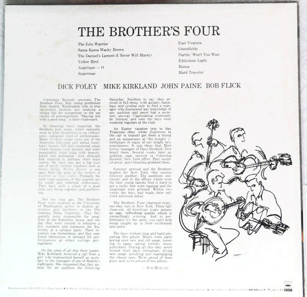 The Brothers Four - The Brothers Four (Vinyl, LP, Album, Reissue, Stereo) Very Good Plus (VG+) / Very Good Plus (VG+)