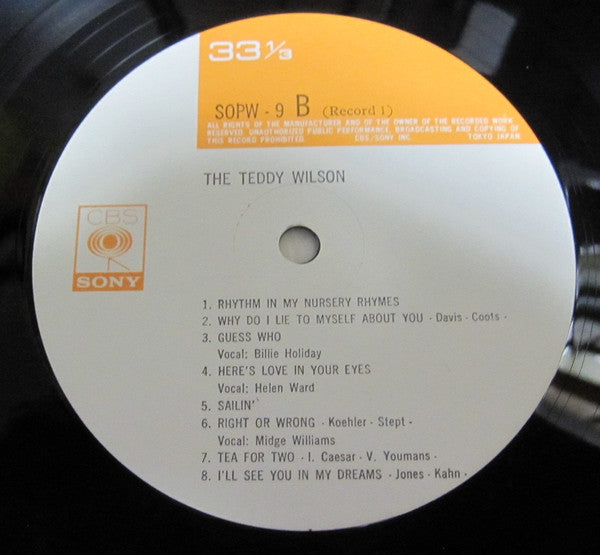 Teddy Wilson - The Teddy Wilson (2xVinyl, LP, Compilation, Reissue, Mono) Very Good Plus (VG+) / Very Good (VG)