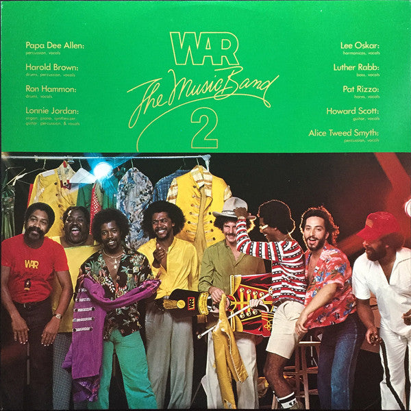 War - The Music Band 2 (Vinyl, LP, Album) Very Good (VG) / Very Good Plus (VG+)