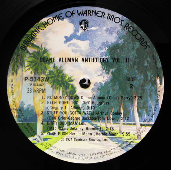 Duane Allman - An Anthology Vol. II (2xVinyl, LP, Compilation) Good Plus (G+) / Very Good (VG)