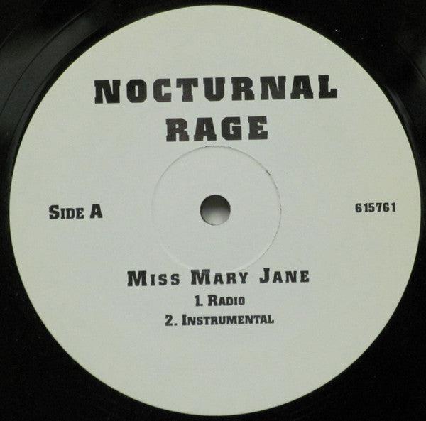 Nocturnal Rage - Miss Mary Jane (Vinyl, 12", Maxi-Single) Very Good Plus (VG+) / Very Good Plus (VG+)