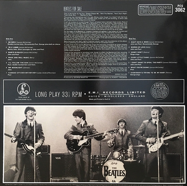The Beatles - Beatles For Sale (Vinyl, LP, Album, Reissue, Stereo) Very Good Plus (VG+) / Very Good (VG)