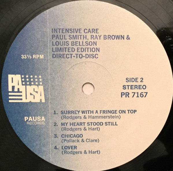 Louis Bellson - Intensive Care (Vinyl, LP, Album, Limited Edition, Reissue) Very Good (VG) / Very Good (VG)