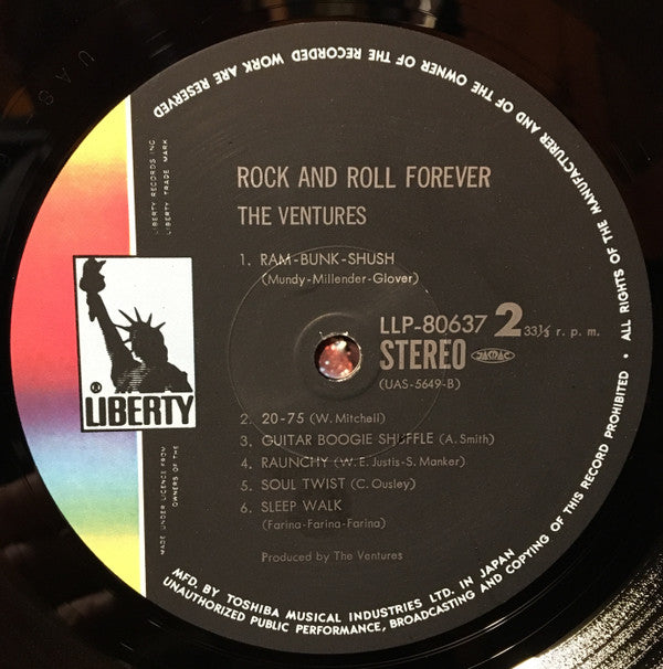 The Ventures - Rock And Roll Forever (Vinyl, LP, Album, Stereo) Very Good (VG) / Very Good (VG)