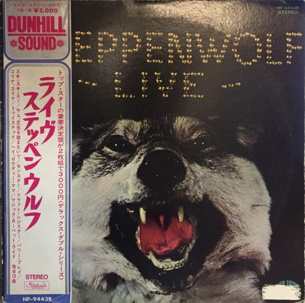 Steppenwolf - Live (2xVinyl, LP, Album, Stereo) Good Plus (G+) / Good (G)