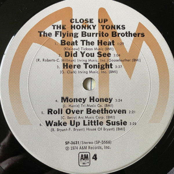 The Flying Burrito Bros - Close Up The Honky Tonks (2xVinyl, LP, Compilation, Stereo) Good Plus (G+) / Good Plus (G+)