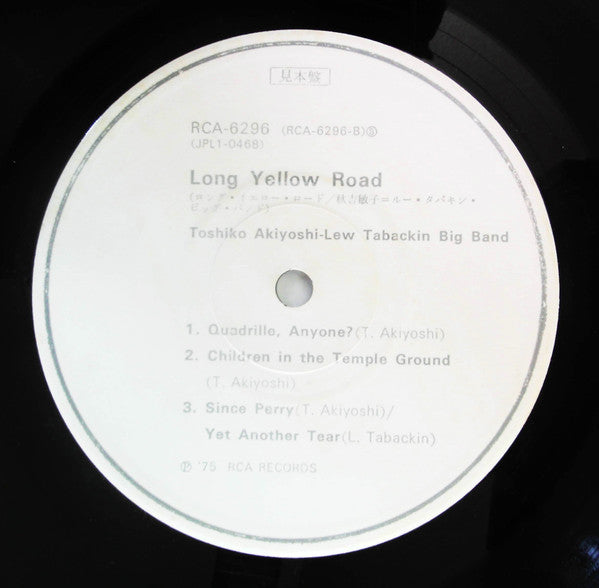 Toshiko Akiyoshi-Lew Tabackin Big Band - Long Yellow Road (Vinyl, LP, Promo) Very Good (VG) / Good Plus (G+)