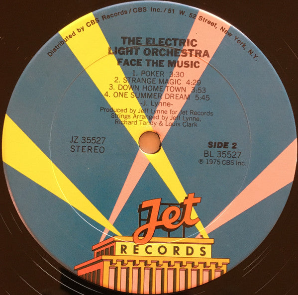 Electric Light Orchestra - Face The Music (Vinyl, LP, Album) Very Good (VG) / Very Good Plus (VG+)