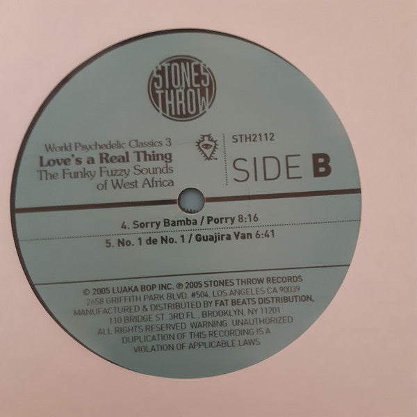 Various - Love's A Real Thing (The Funky Fuzzy Sounds Of West Africa) (2xVinyl, LP, Compilation) Very Good Plus (VG+) / Very Good (VG)