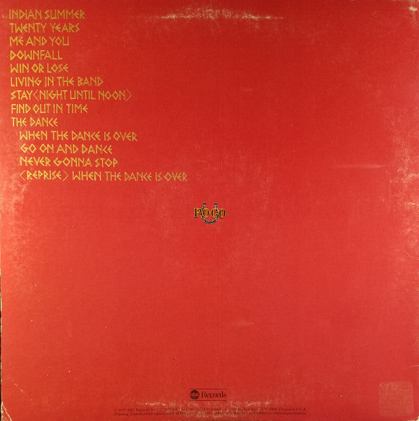 Poco (3) - Indian Summer (Vinyl, LP, Album, Stereo)