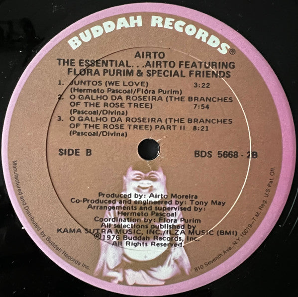 Airto Moreira - The Essential Airto (2xVinyl, LP, Compilation) Very Good (VG) / Very Good Plus (VG+)