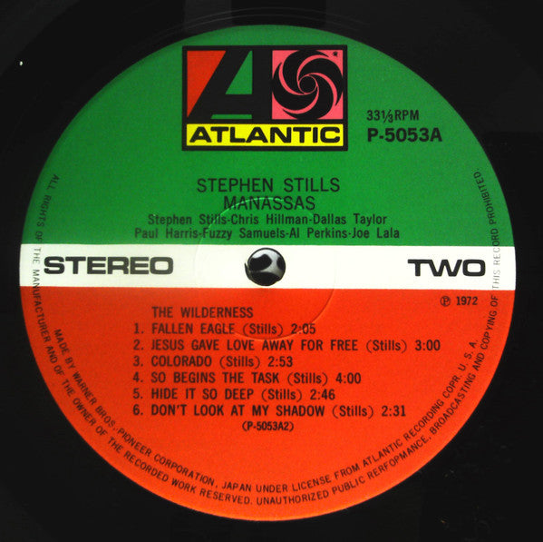 Stephen Stills - Manassas (2xVinyl, LP, Album) Very Good Plus (VG+) / Very Good Plus (VG+)