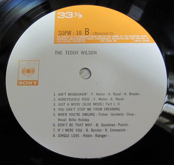 Teddy Wilson - The Teddy Wilson (2xVinyl, LP, Compilation, Reissue, Mono) Very Good Plus (VG+) / Very Good Plus (VG+)