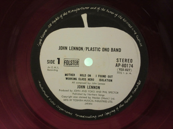 John Lennon - John Lennon / Plastic Ono Band (Vinyl, LP, Album) Very Good (VG) / Good Plus (G+)