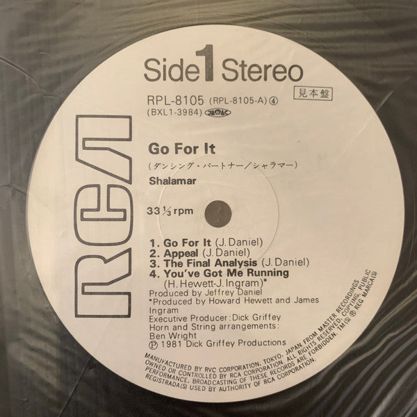 Shalamar - Go For It (Vinyl, LP, Album, Promo) Very Good Plus (VG+) / Very Good (VG)