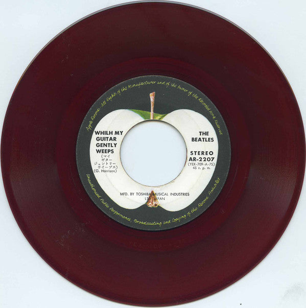 The Beatles - オブ・ラ・ディ, オブ・ラ・ダ = Ob-La-Di, Ob-La-Da / マイ・ギター・ジェントリー・ウイープス = While My Guitar Gently Weeps (Vinyl, 7", 45 RPM, Single) Good Plus (G+) / Very Good (VG)