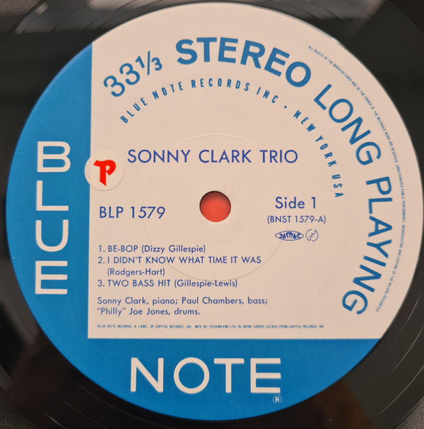 Sonny Clark Trio - Sonny Clark Trio (Vinyl, LP, Album, Reissue, Stereo) Near Mint (NM or M-) / Near Mint (NM or M-)