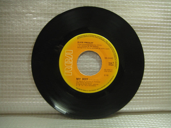 Elvis Presley - マイ・ボーイ = My Boy (Vinyl, 7", 45 RPM, Single, Stereo) Very Good Plus (VG+) / Very Good Plus (VG+)