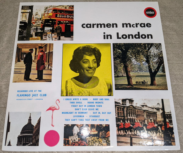Carmen McRae - Carmen McRae In London (Vinyl, LP, Album, Reissue) Very Good Plus (VG+) / Very Good Plus (VG+)