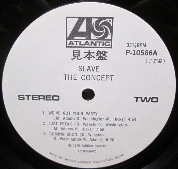 Slave - The Concept (Vinyl, LP, Album, Promo) Very Good (VG) / Very Good (VG)