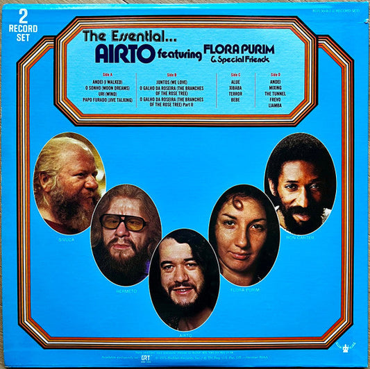 Airto Moreira - The Essential Airto (2xVinyl, LP, Compilation) Very Good (VG) / Very Good Plus (VG+)