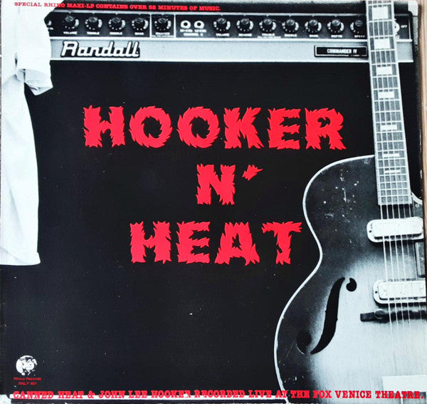 John Lee Hooker - Canned Heat & John Lee Hooker Recorded Live At The Fox Venice Theatre (Vinyl, LP, Album, Repress) Very Good (VG) / Very Good (VG)