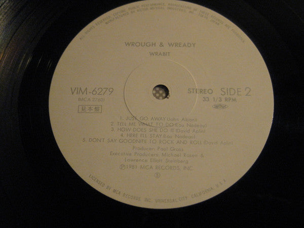 Wrabit - Wrough & Wready (Vinyl, LP, Album, Promo) Very Good Plus (VG+) / Very Good Plus (VG+)