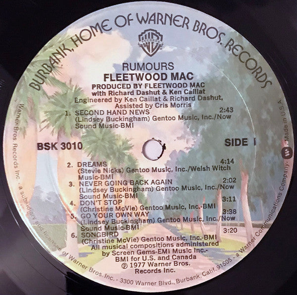 Fleetwood Mac - Rumours (Vinyl, LP, Album) Very Good Plus (VG+) / Very Good Plus (VG+)