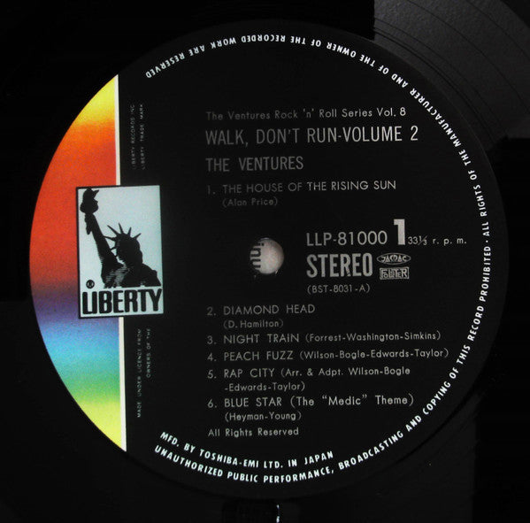 The Ventures - Walk, Don't Run '64 (Vinyl, LP, Album, Reissue, Stereo) Very Good (VG) / Very Good (VG)