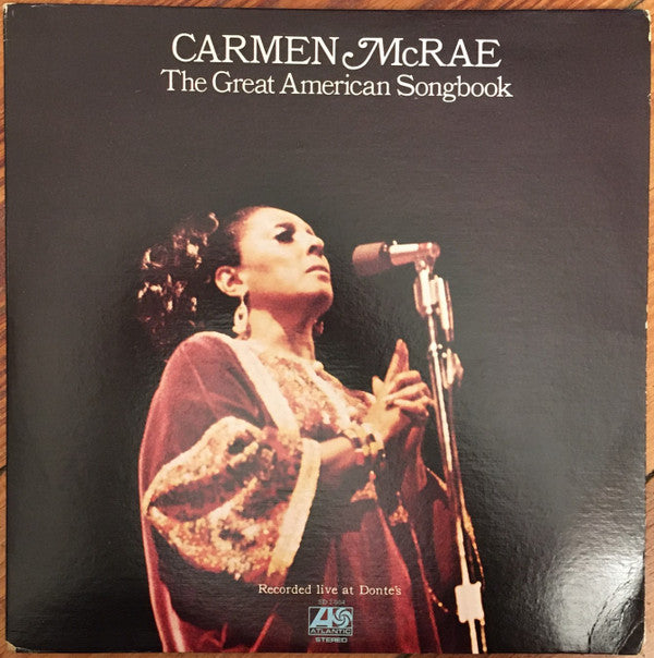 Carmen McRae - The Great American Songbook (2xVinyl, LP, Album, Reissue, Repress, Stereo) Very Good (VG) / Good Plus (G+)