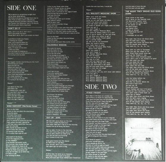 The Band - Rock Of Ages: The Band In Concert (Vinyl, LP, Reissue)