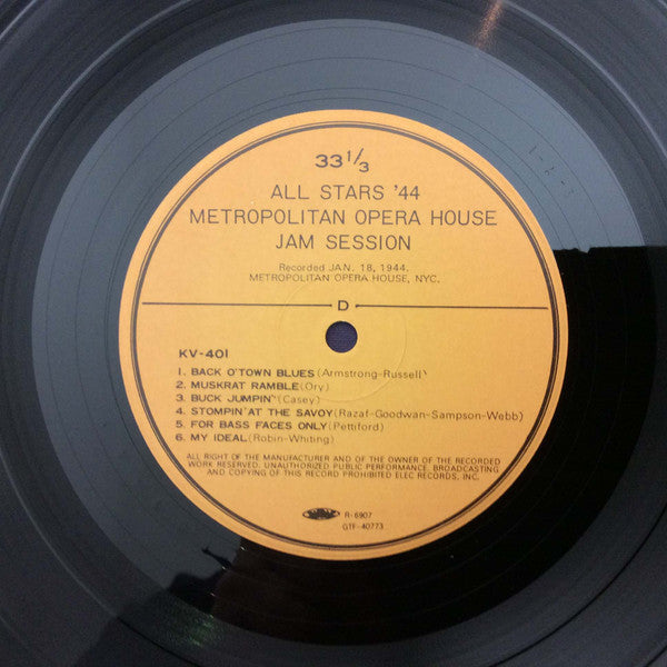 All-Stars '44 - Metropolitan Opera House Jam Session (Vinyl, LP, Al...