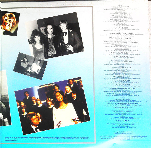 Carpenters - Yesterday Once More (2xVinyl, LP, Compilation, Promo, Reissue) Very Good Plus (VG+) / Very Good Plus (VG+)