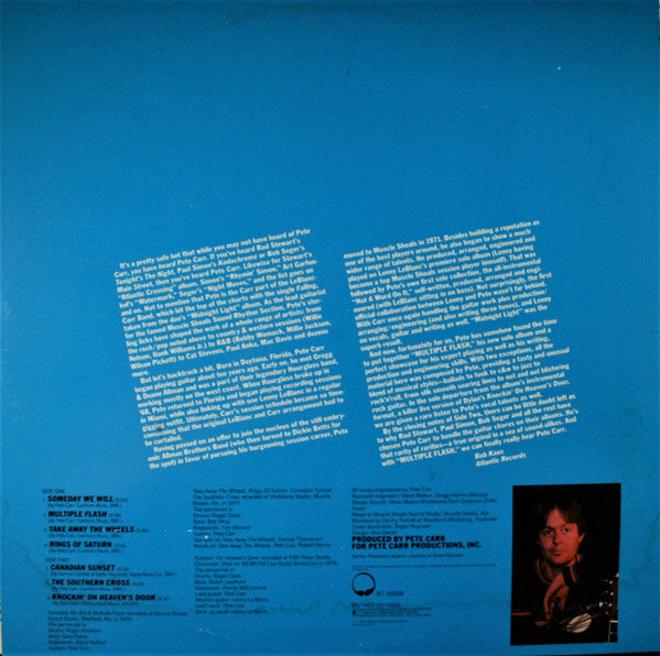 Pete Carr - Multiple Flash (Vinyl, LP, Album, Stereo) Very Good Plus (VG+) / Very Good (VG)