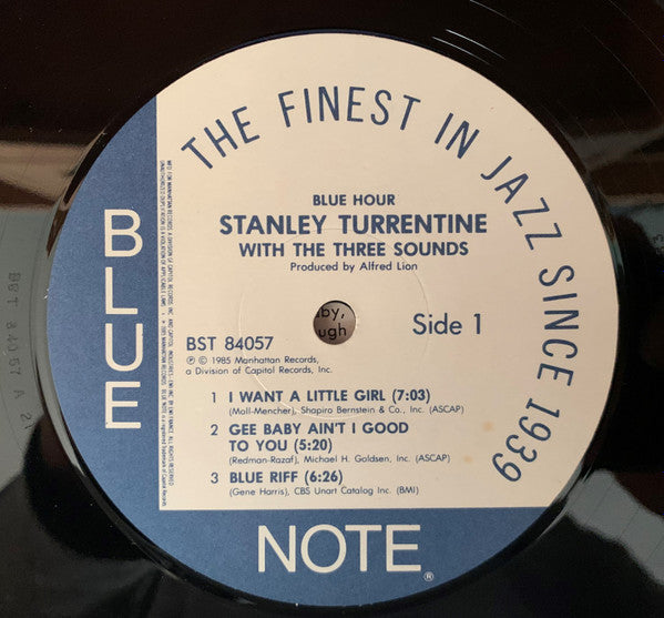 Stanley Turrentine - Blue Hour (Vinyl, LP, Album, Reissue, Remastered) Very Good Plus (VG+) / Very Good Plus (VG+)