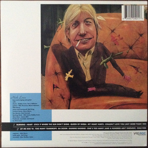 Nick Lowe - Nick The Knife (Vinyl, Vinyl, LP, Album, Reissue, Remastered, 7", 45 RPM, Single) Very Good Plus (VG+) / Near Mint (NM or M-)