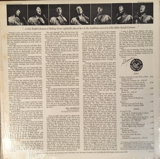 Carol Sloane - Subway Tokens (Vinyl, LP, Album) Very Good (VG) / Very Good (VG)