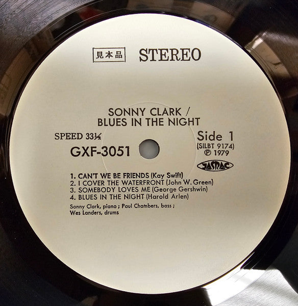 Sonny Clark - Blues In The Night (Vinyl, LP, Album, Limited Edition, Promo) Good Plus (G+) / Very Good (VG)