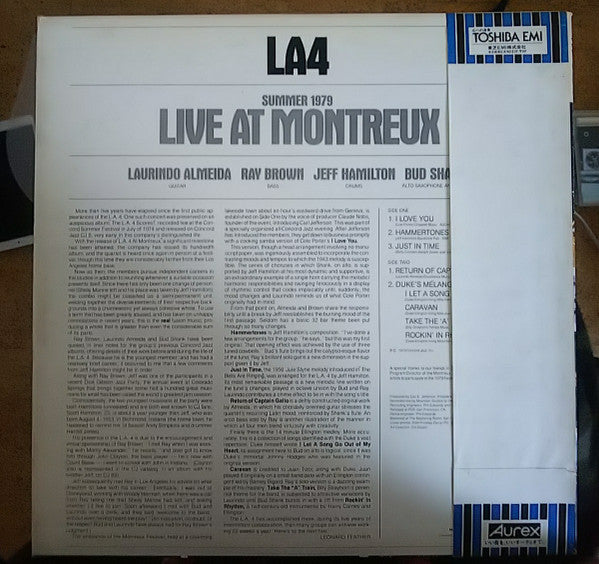 LA4 - Live At Montreux (Vinyl, LP, Album, Promo) Near Mint (NM or M-) / Very Good Plus (VG+)