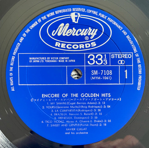 Xavier Cugat And His Orchestra - Cugat's Golden Hits (Vinyl, LP, Co...