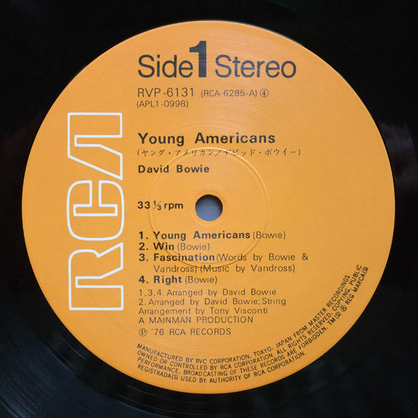 David Bowie - Young Americans (Vinyl, LP, Album, Reissue)