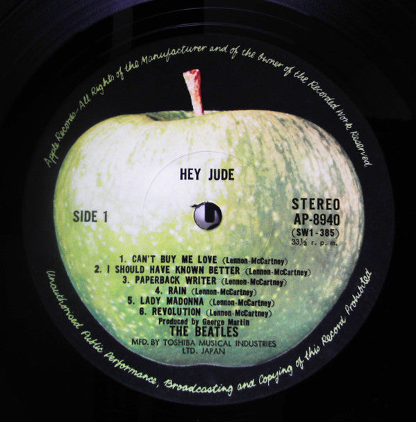 The Beatles - Hey Jude (Vinyl, LP, Compilation, Reissue) Very Good Plus (VG+) / Good Plus (G+)