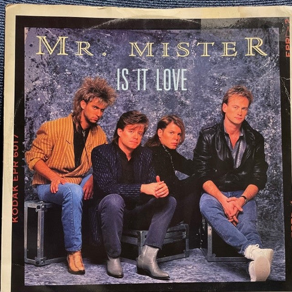 Mr. Mister - Is It Love (Vinyl, 12", 45 RPM, Maxi-Single) Very Good (VG) / Very Good Plus (VG+)