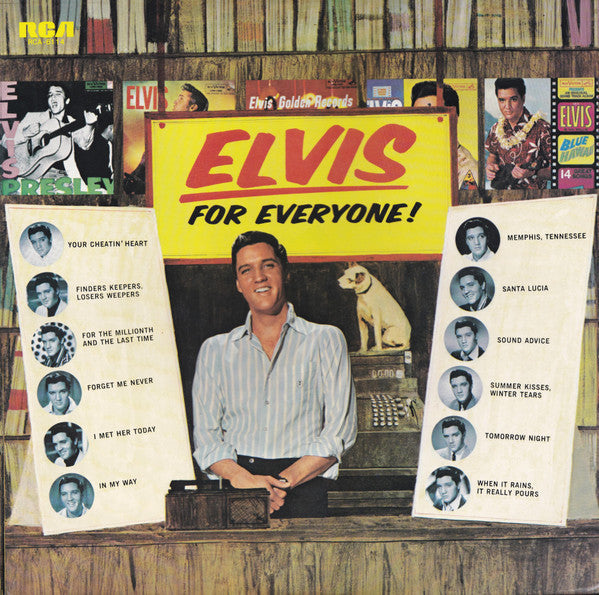 Elvis Presley - Elvis For Everyone! (Vinyl, LP, Album, Reissue, Stereo) Very Good Plus (VG+) / Very Good Plus (VG+)
