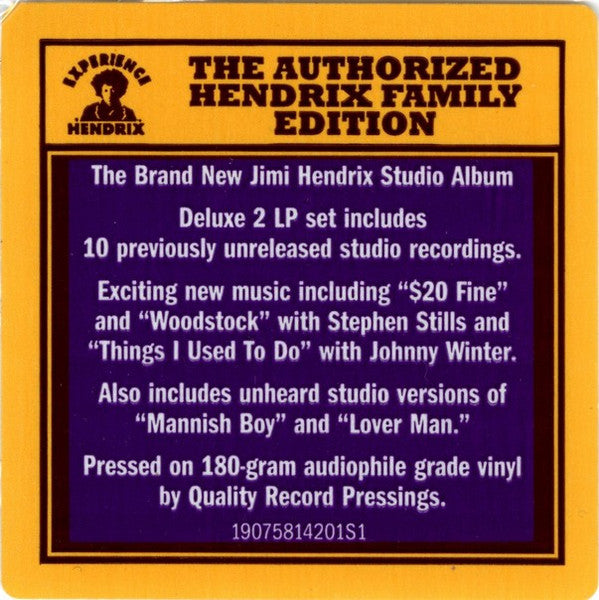 Jimi Hendrix - Both Sides Of The Sky (2xVinyl, LP, Album) Very Good Plus (VG+) / Near Mint (NM or M-)