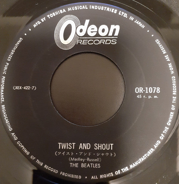 The Beatles - ツイスト・アンド・シャウト (Twist And Shout)  / ロール・オーバー・ベートーヴェン (Roll Over Beethoven) (Vinyl, 7", 45 RPM, Single) Very Good (VG) / Very Good (VG)