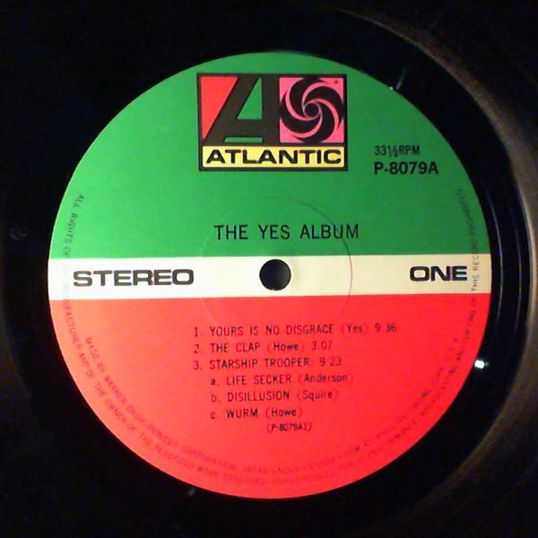 Yes - The Yes Album (Vinyl, LP, Album, Stereo) Very Good Plus (VG+) / Very Good (VG)